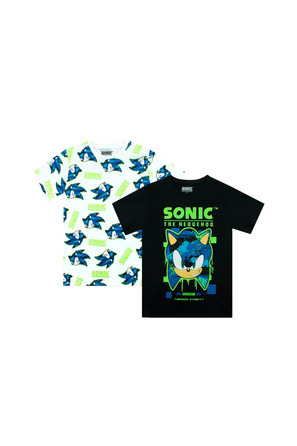 Детский комплект футболок Sonic The Hedgehog, Multi