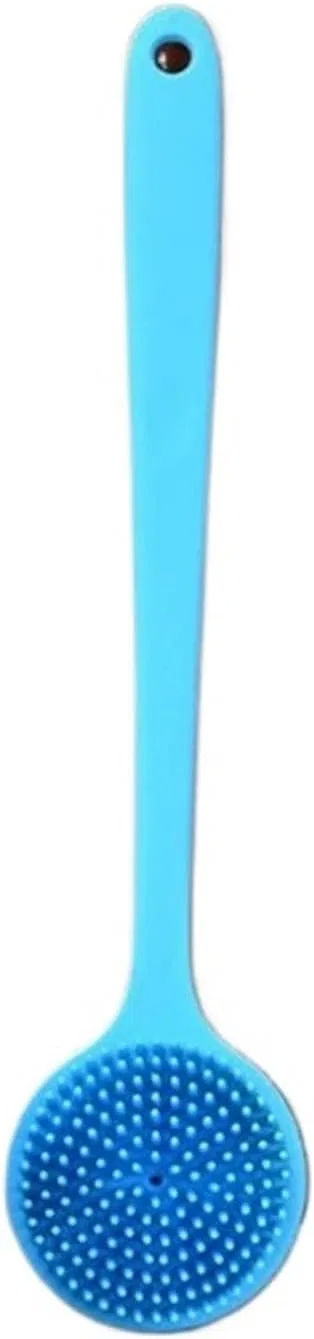 Силиконовая щетка для тела с длинной ручкой, ZNTIHZ, 2 шт, 37.5x8.3 см, Blue