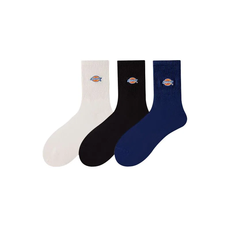 Детские носки до колена, набор из 3 пар, Dickies, White/Black/Dark Blue