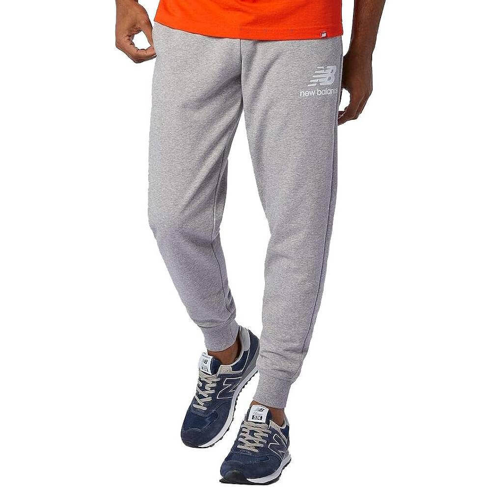 

Брюки спортивные New Balance Essentials Stacked Logo, серый