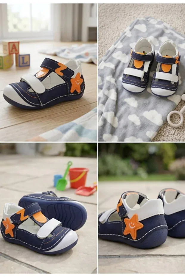 Детская обувь для мальчиков ортопедическая Hızlı Al, Navy Blue — фото 3