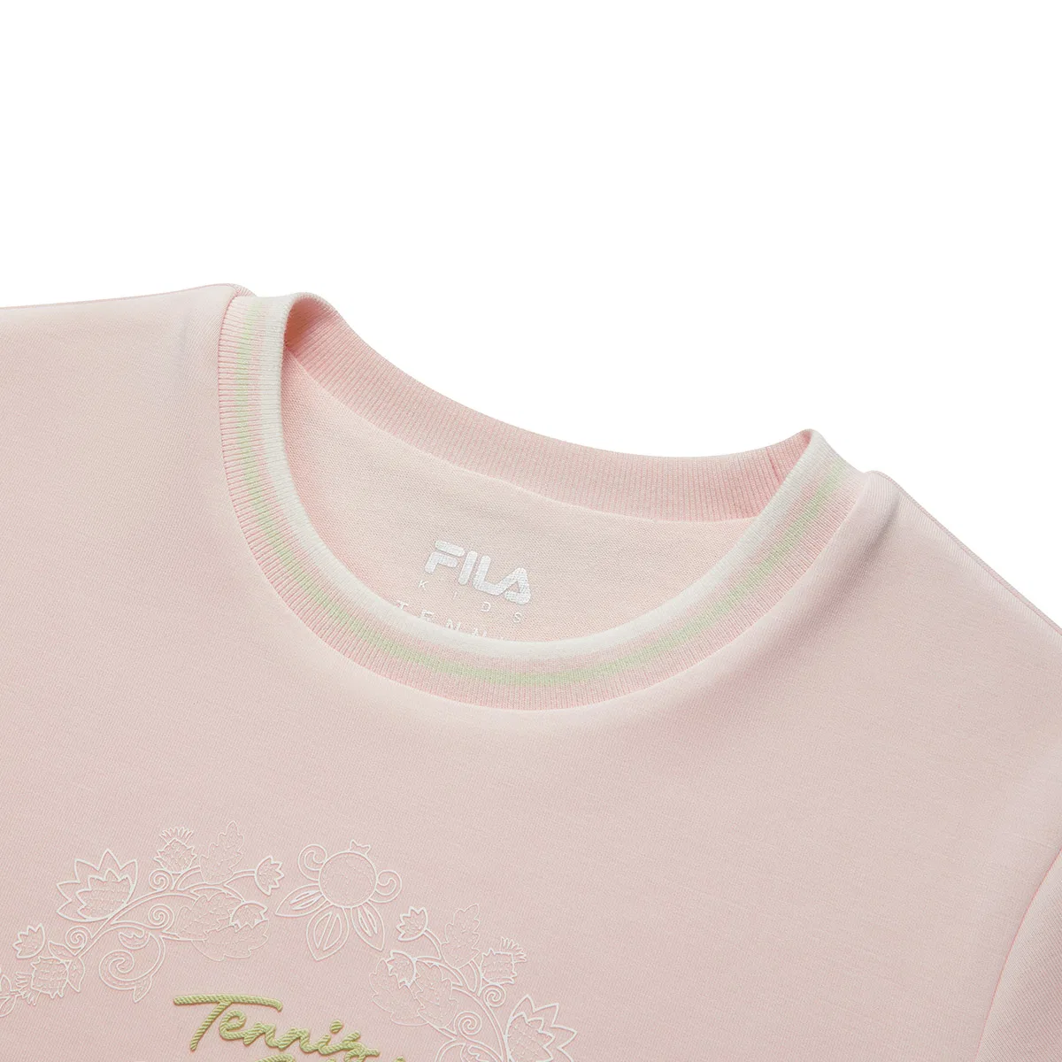 Детский свитшот с круглым вырезом FILA KIDS, Light Orange Pink — фото 4
