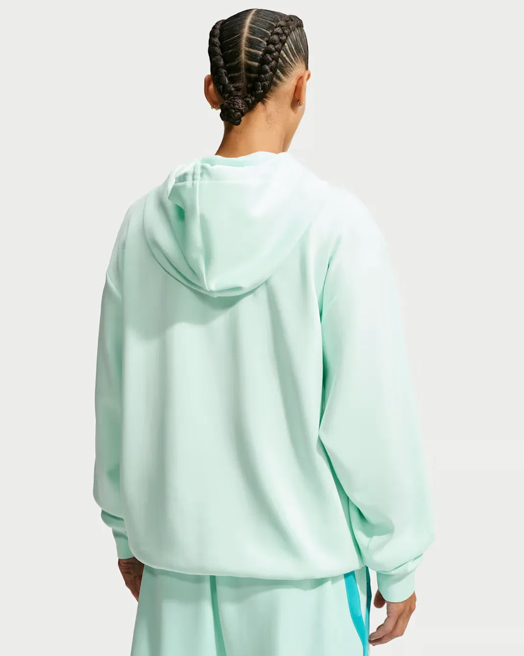 Баскетбольная толстовка Dri-FIT Sabrina Nike, Mint Foam/Ice Silver/Dusty Cactus — фото 4