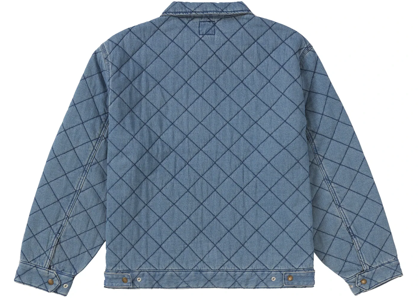 Мужская куртка стеганая джинсовая Supreme Dickies, Denim — фото 3