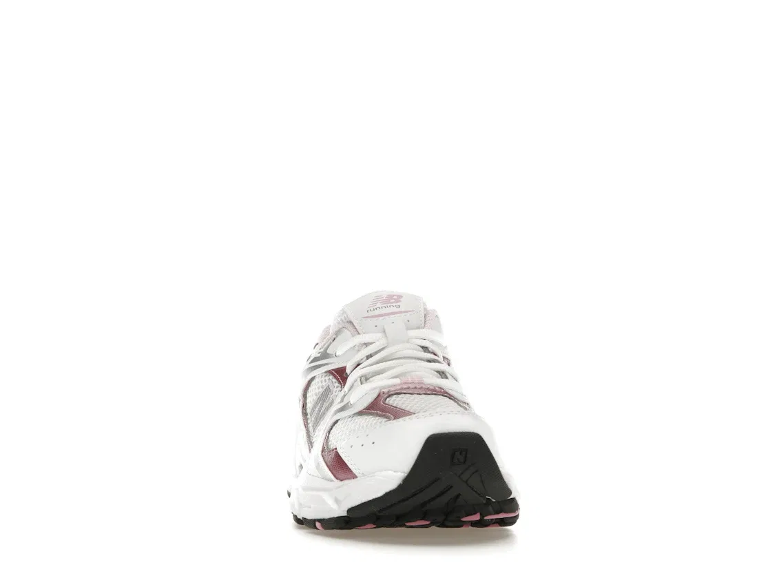 Детские кроссовки для девочек с перфорацией New Balance 530, White/Pink Sugar — фото 2
