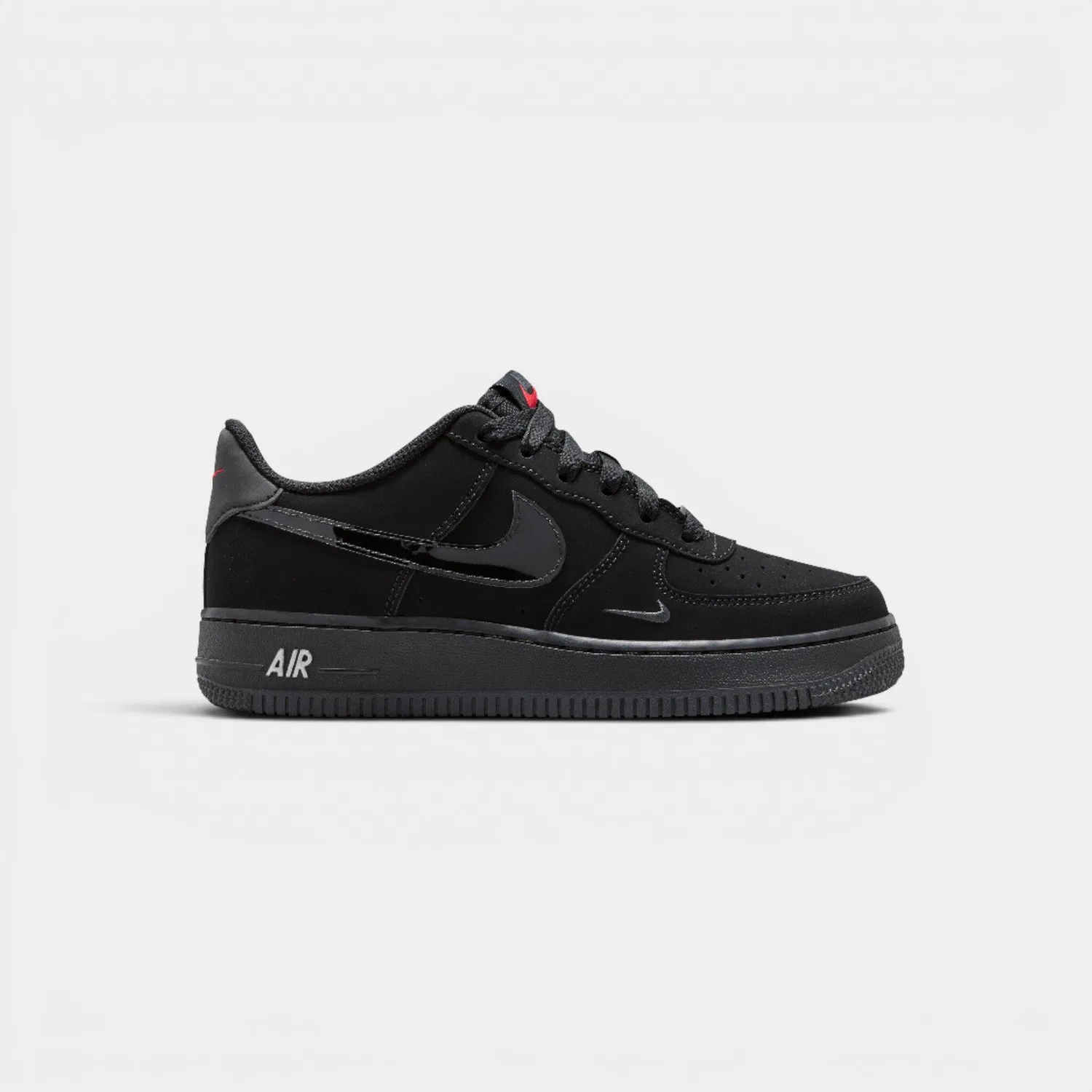 Детские кроссовки Nike Air Force 1 Low Black Smoke Grey, Цвет: Schwarz