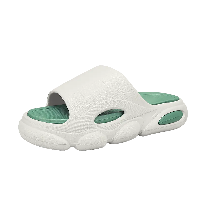

BOLE Скользящие тапочки унисекс зелёные, цвет Green