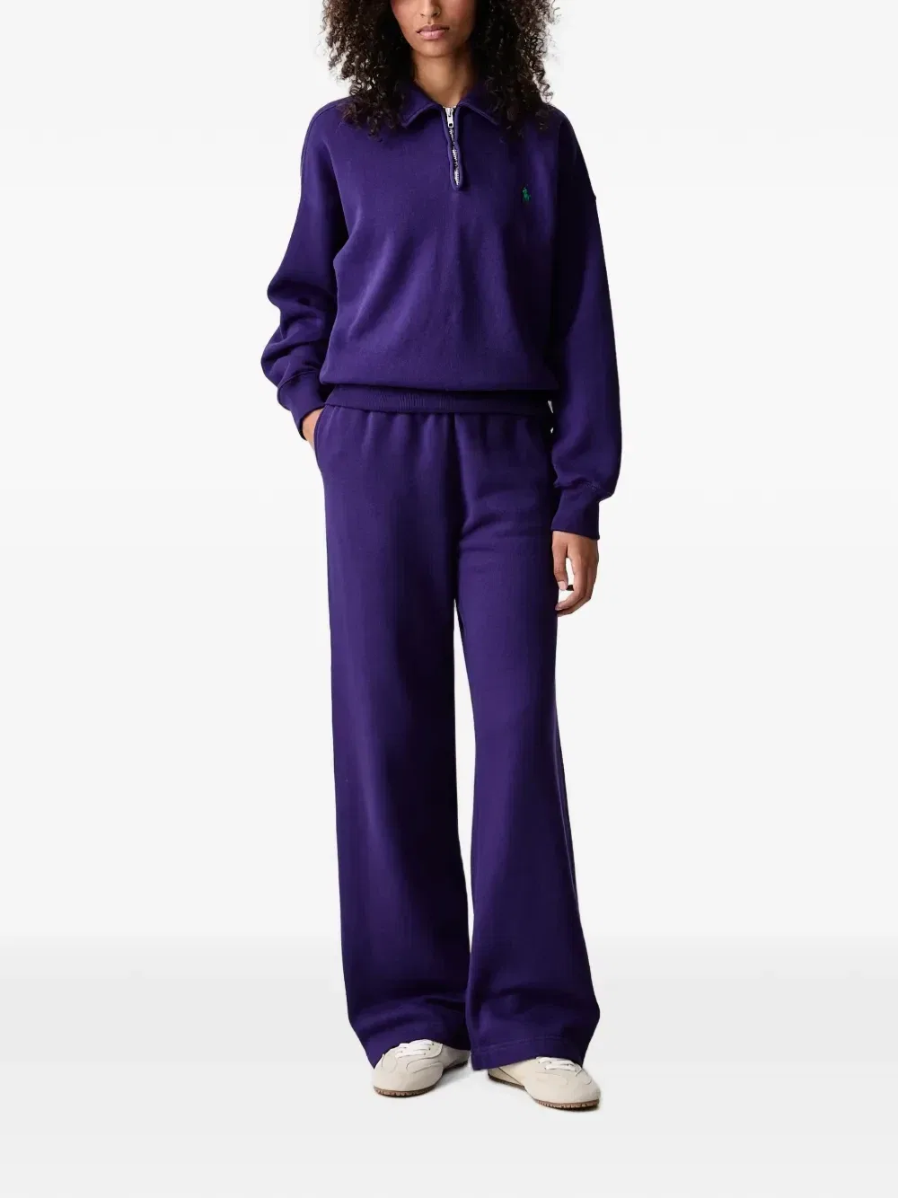 Толстовка на молнии-поло POLO RALPH LAUREN, фиолетовый — фото 2