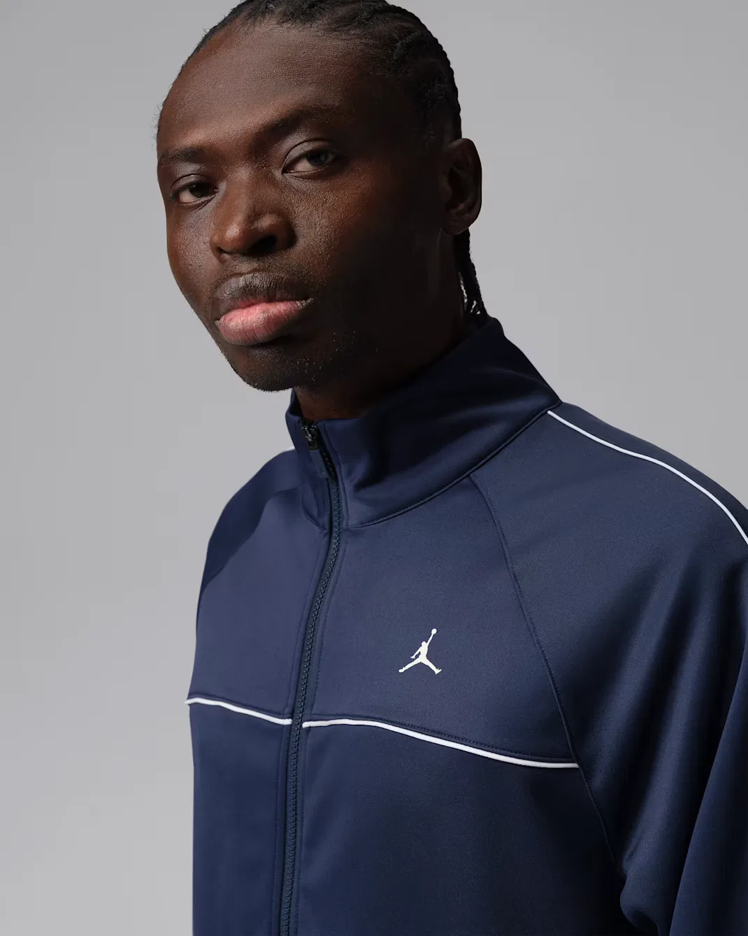 Мужская спортивная куртка Jordan Jumpman, Midnight Navy/White/White — фото 3