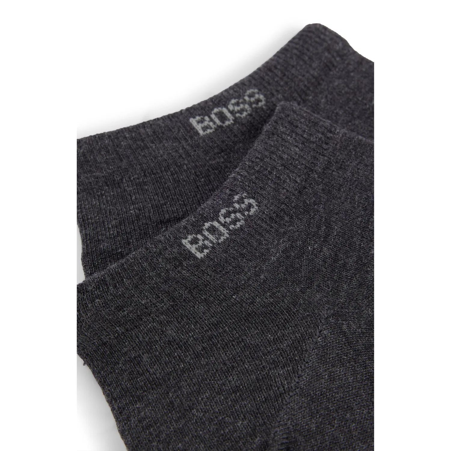 Мужские низкие носки-следки с усиленными зонами BOSS, Dark Grey — фото 4