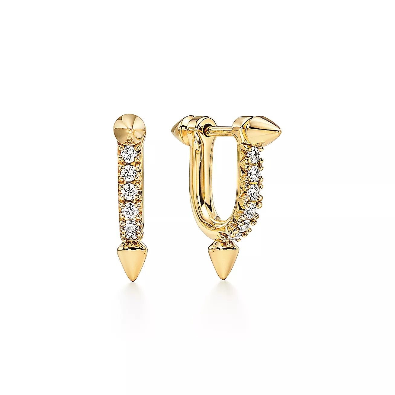 

Серьги Tiffany & Co. Titan by Pharrell Williams, золото/бриллианты