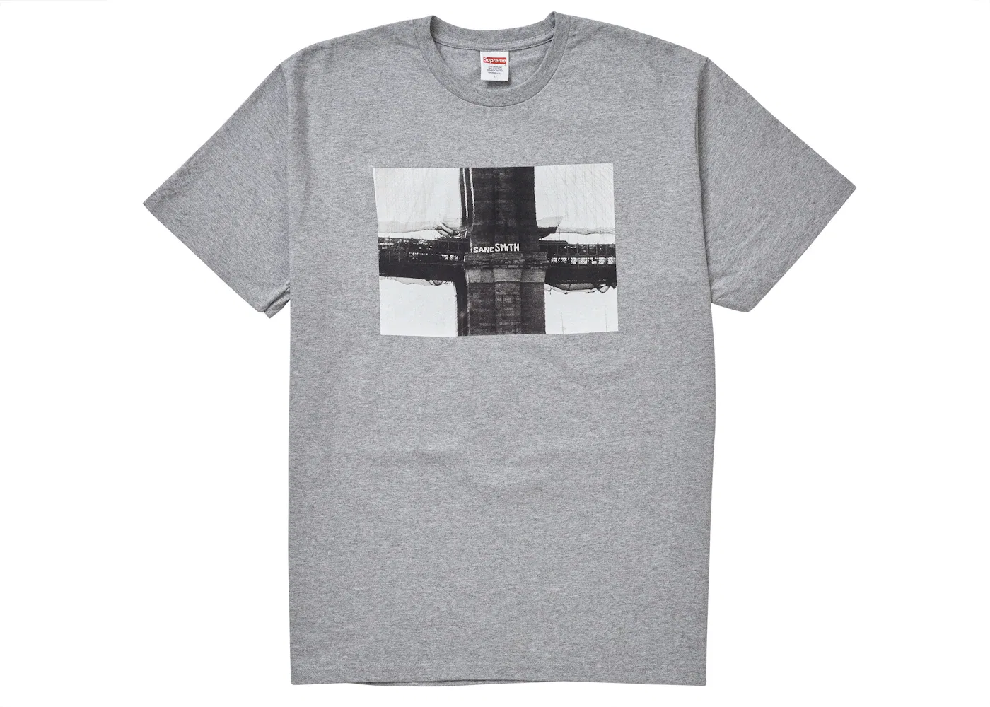 Мужская футболка с принтом Bridge Supreme, Heather Grey