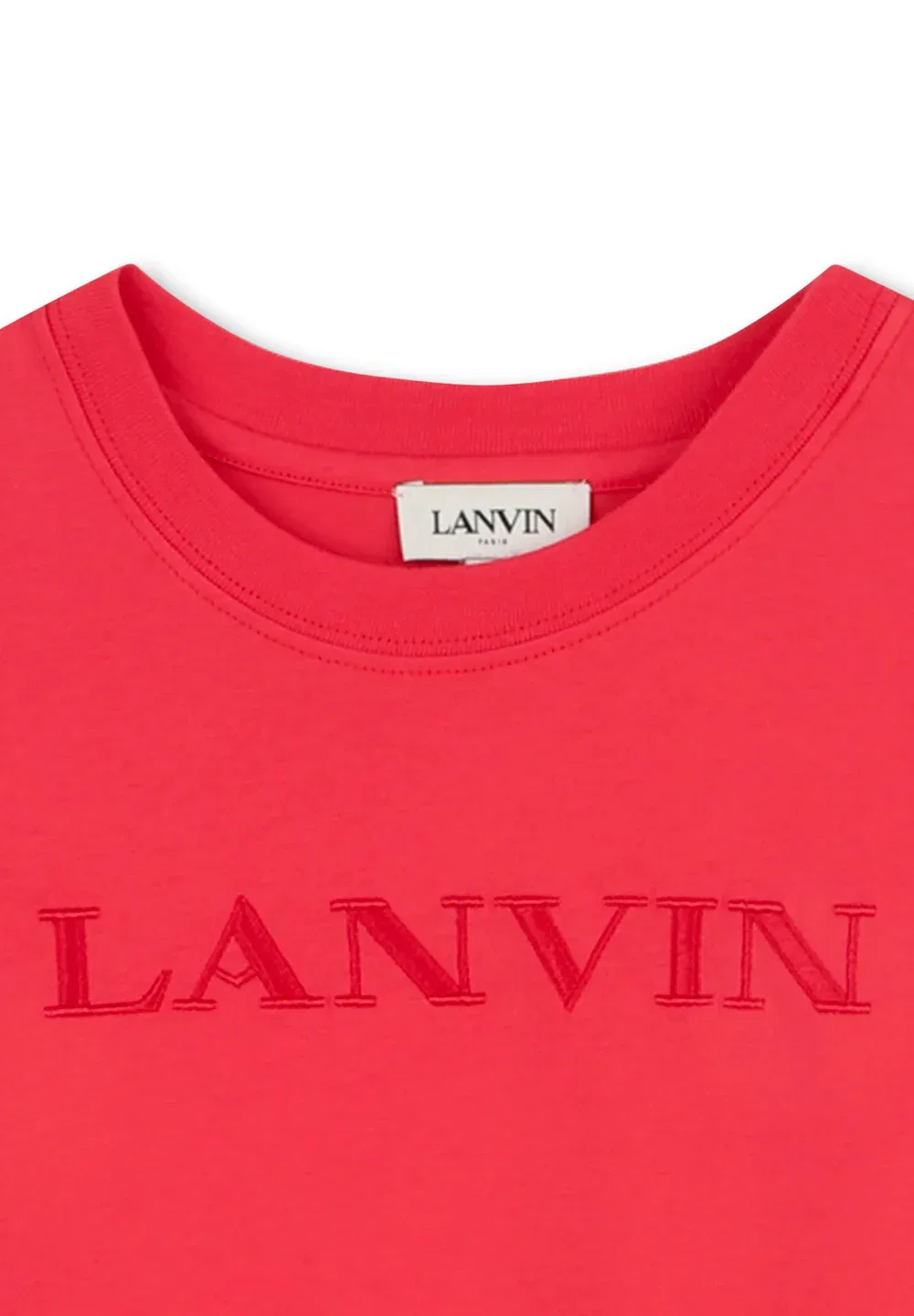 Трикотажное платье Lanvin, Rouge Flamboyant — фото 4