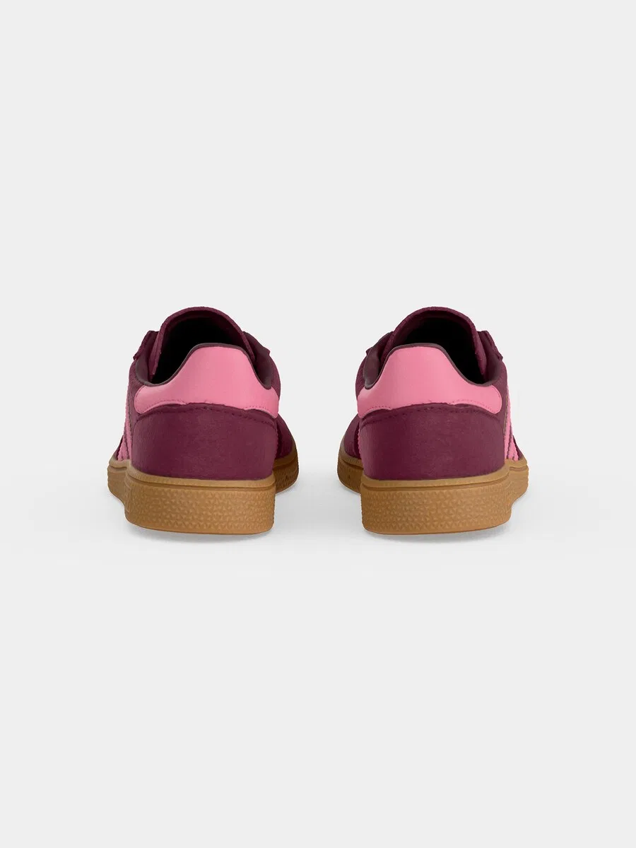 Кроссовки ADIDAS ORIGINALS HANDBALL SPEZIAL винно-красного цвета — фото 2