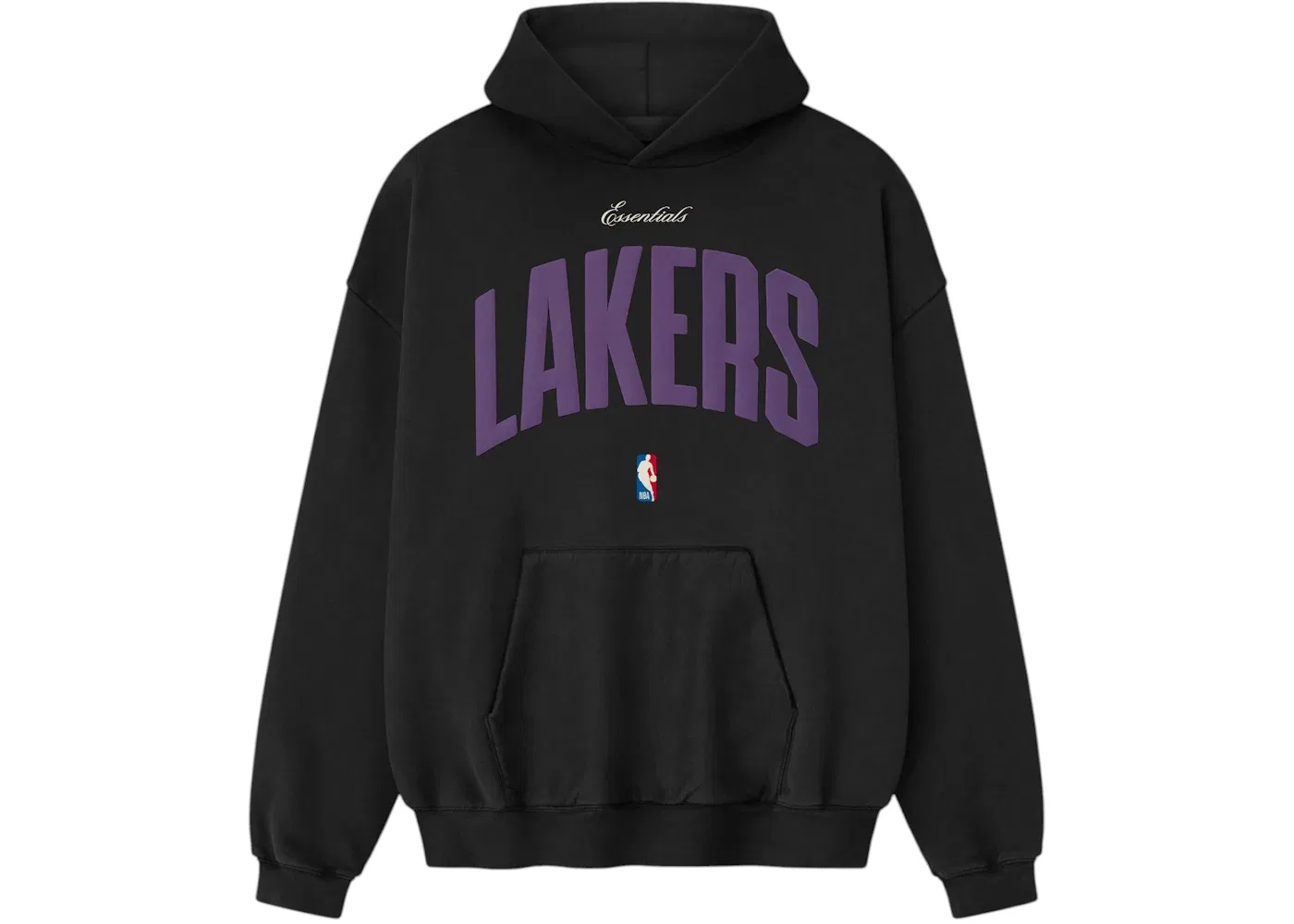 Мужской худи с принтом Lakers 90s Hoodie Fear of God, Black