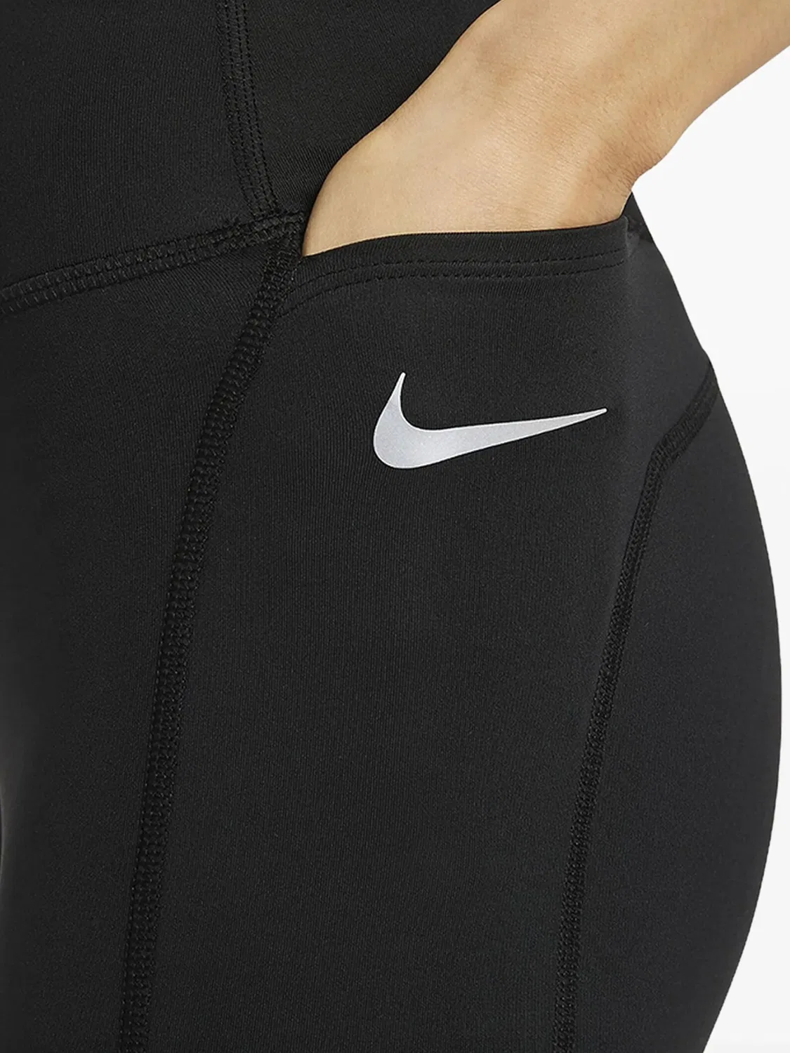 Nike Леггинсы Epic Fast "Black" — фото 2