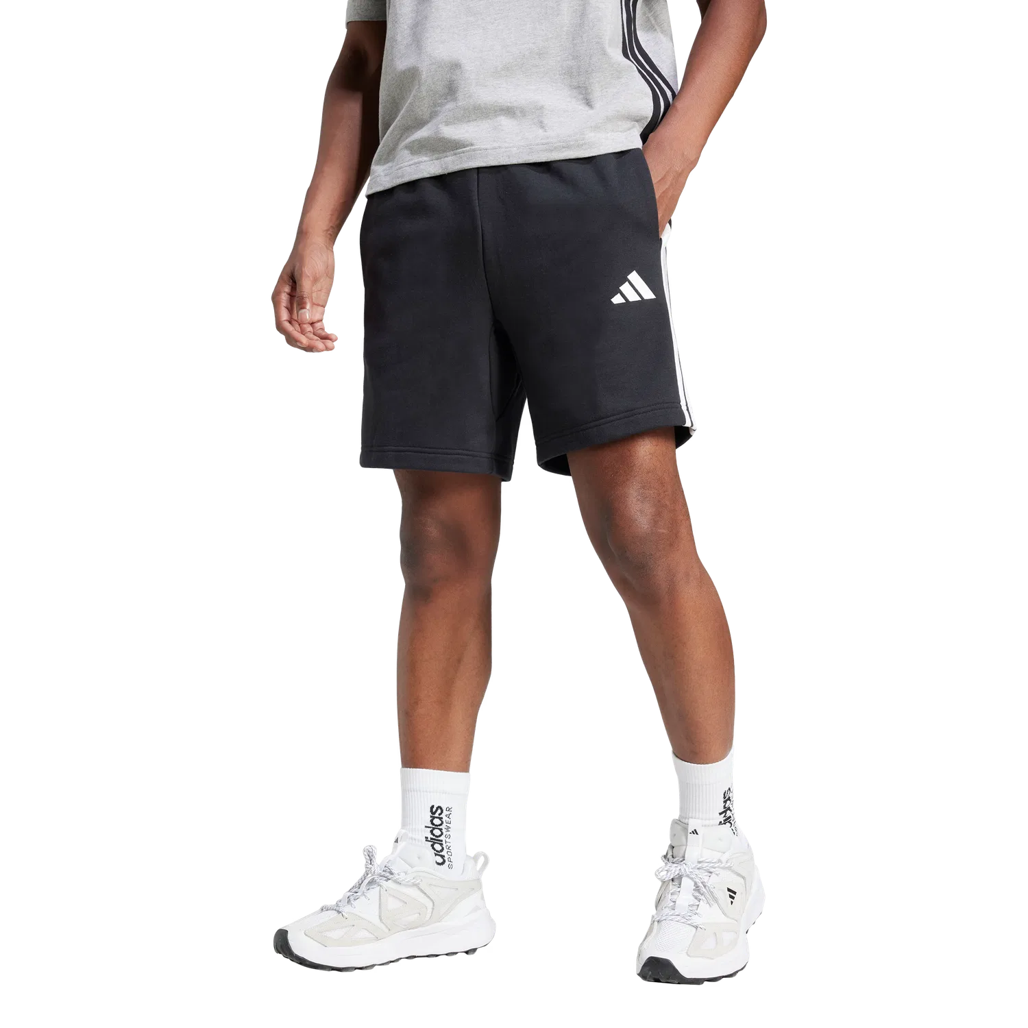 Мужские шорты спортивные Adidas, черный — фото 4