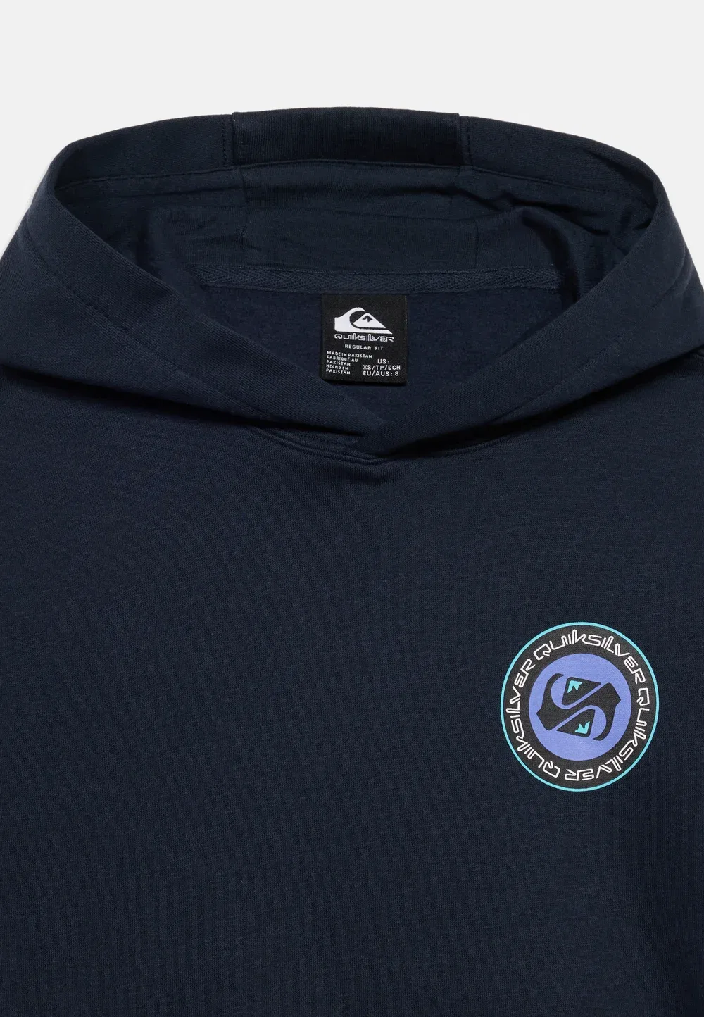 Худи с графическим принтом - худи Quiksilver, Dark Navy — фото 4