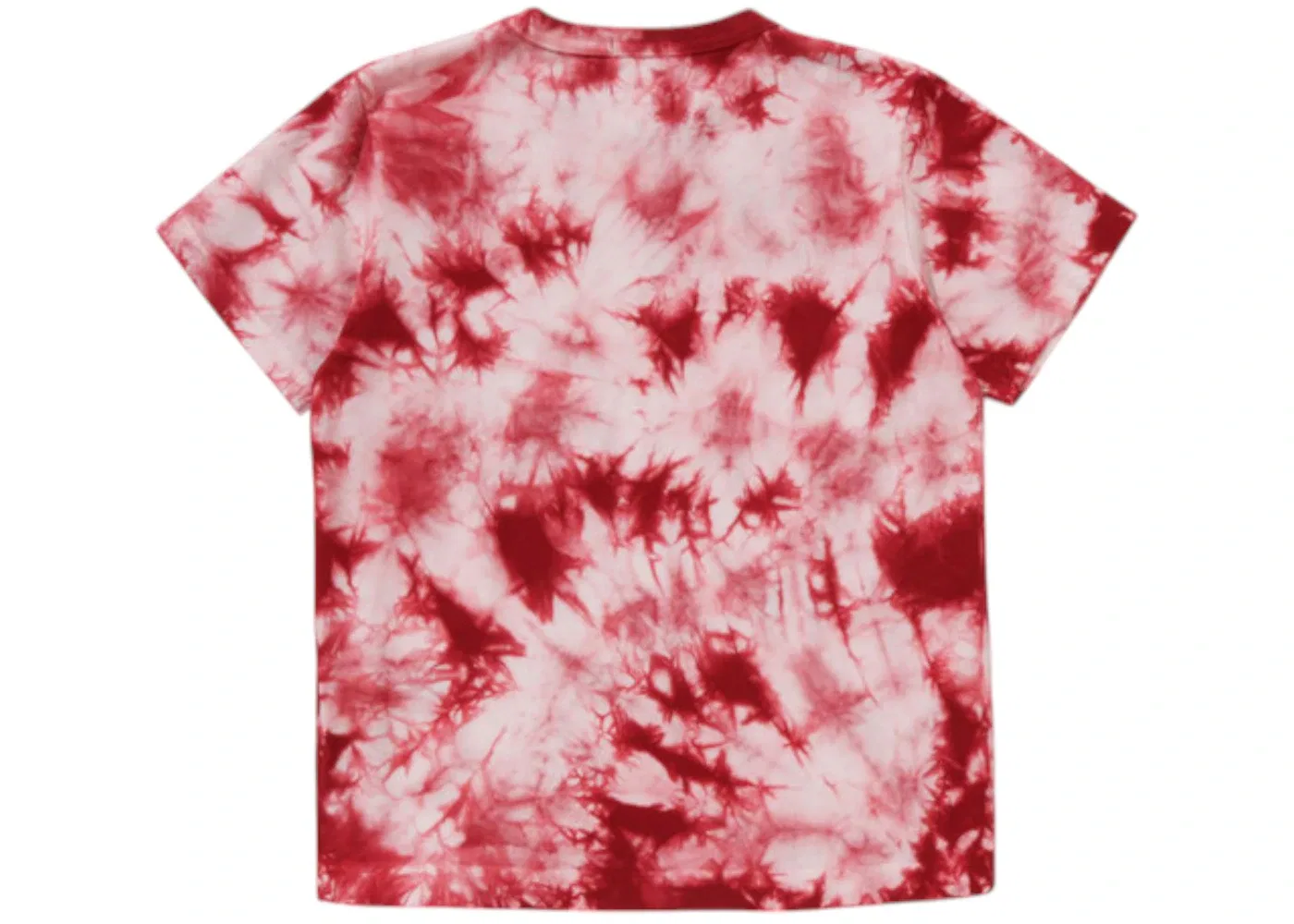 Детская футболка с принтом BAPE Kids Shark Tie Dye Tee, Red — фото 2