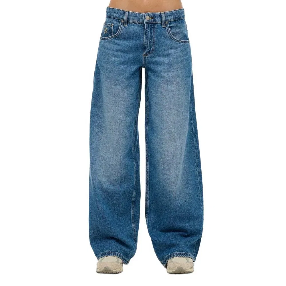 Женские джинсы свободного кроя Superdry, Blue
