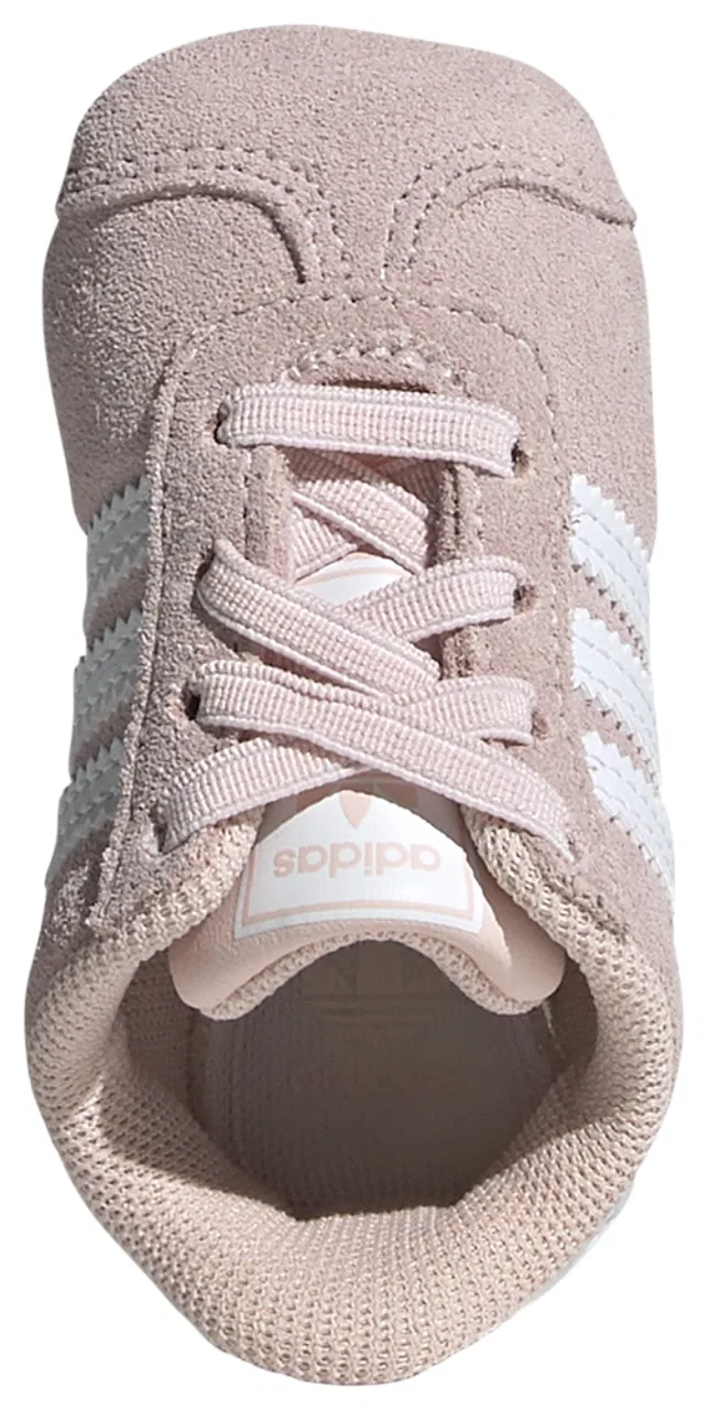 Кроссовки для девочек Gazelle Crib Adidas, цвет Icey Pink/White/White — фото 4