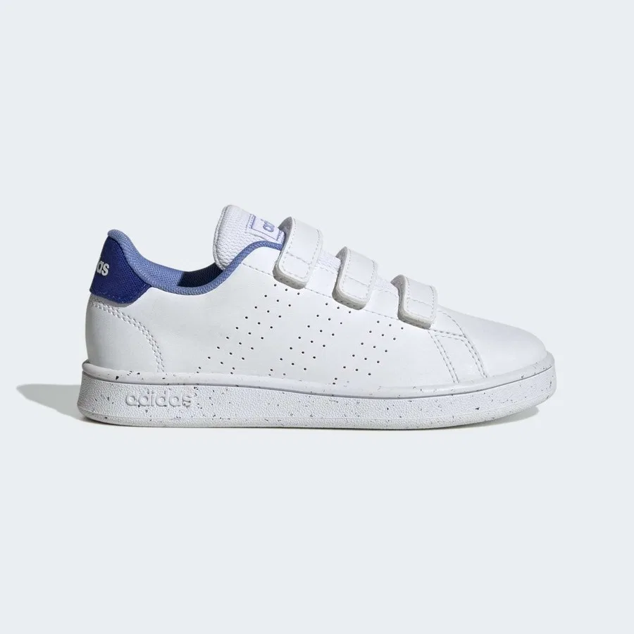 Детские теннисные туфли с липучками Advantage Lifestyle Hook-and-Loop adidas, Белый
