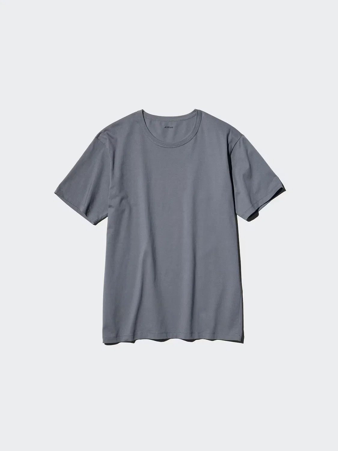 Футболка Uniqlo Airism, хлопковая, оливковый — фото 4
