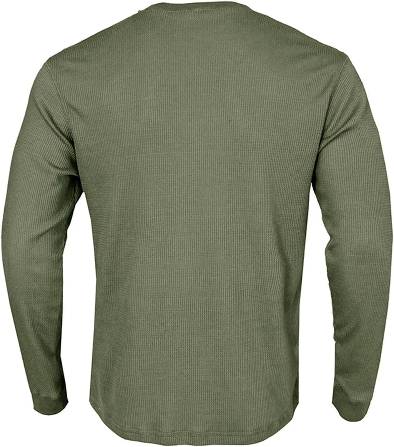 Мужская беговая футболка с длинным рукавом Slim Fit, Army Green — фото 4