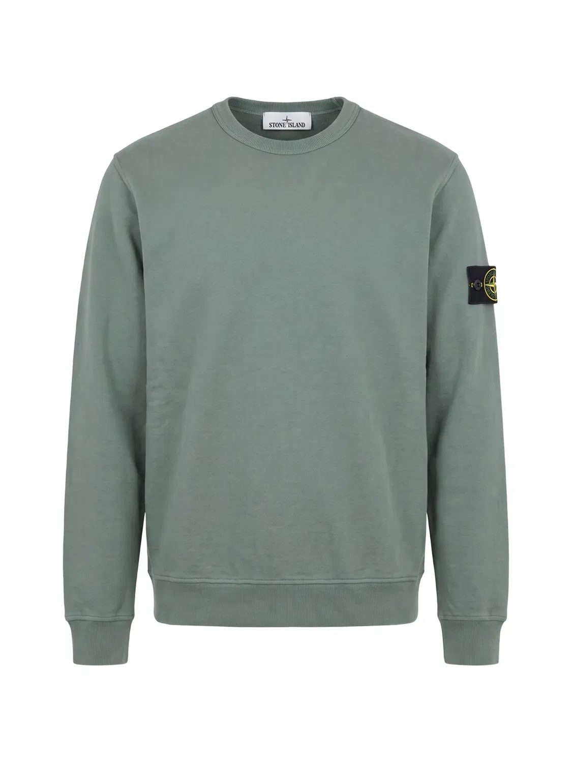 Stone Island Свитшот с патчем Compass зеленый
