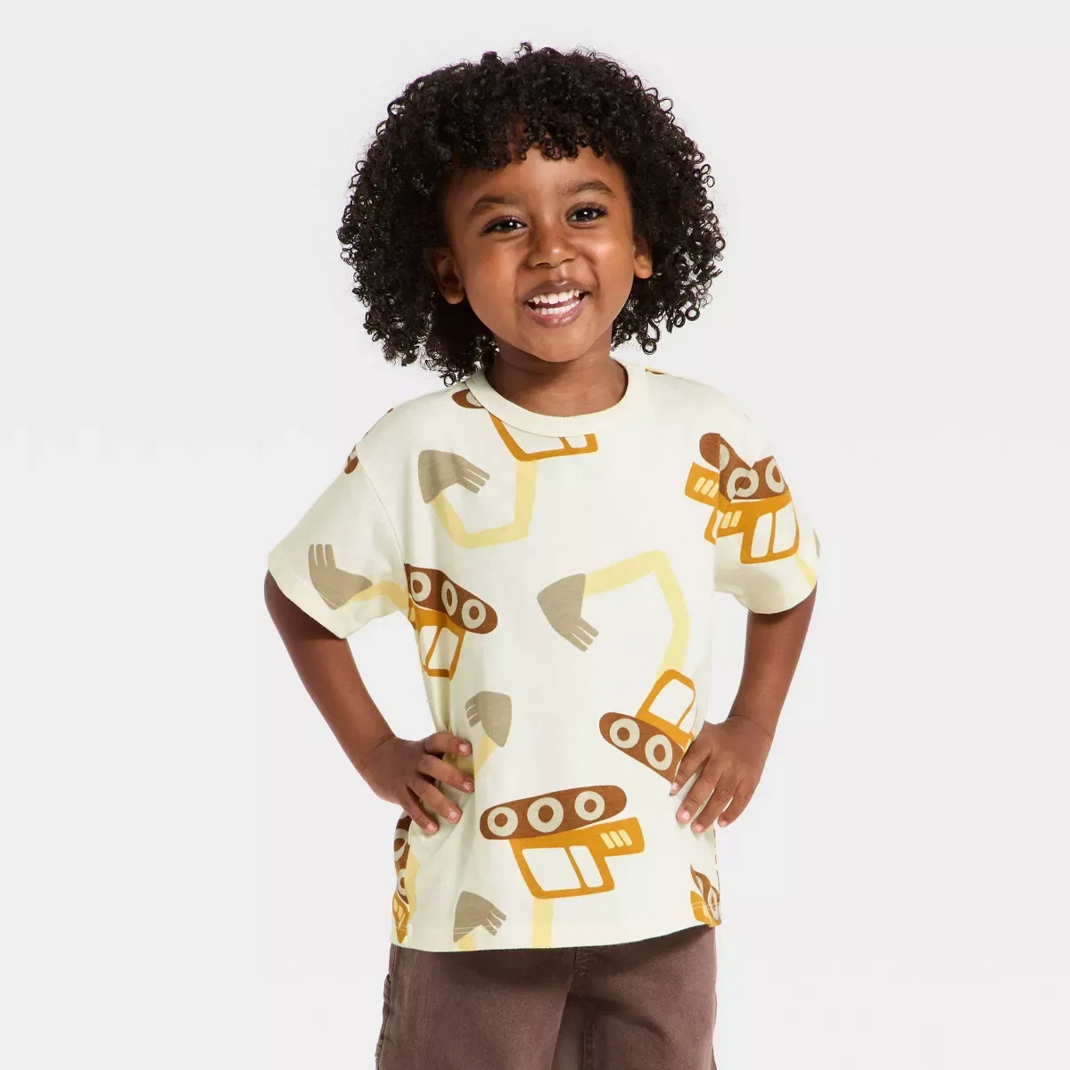 Детское футболка с принтом Relaxed T-Shirt INFANT/TODDLER BOY, Cream
