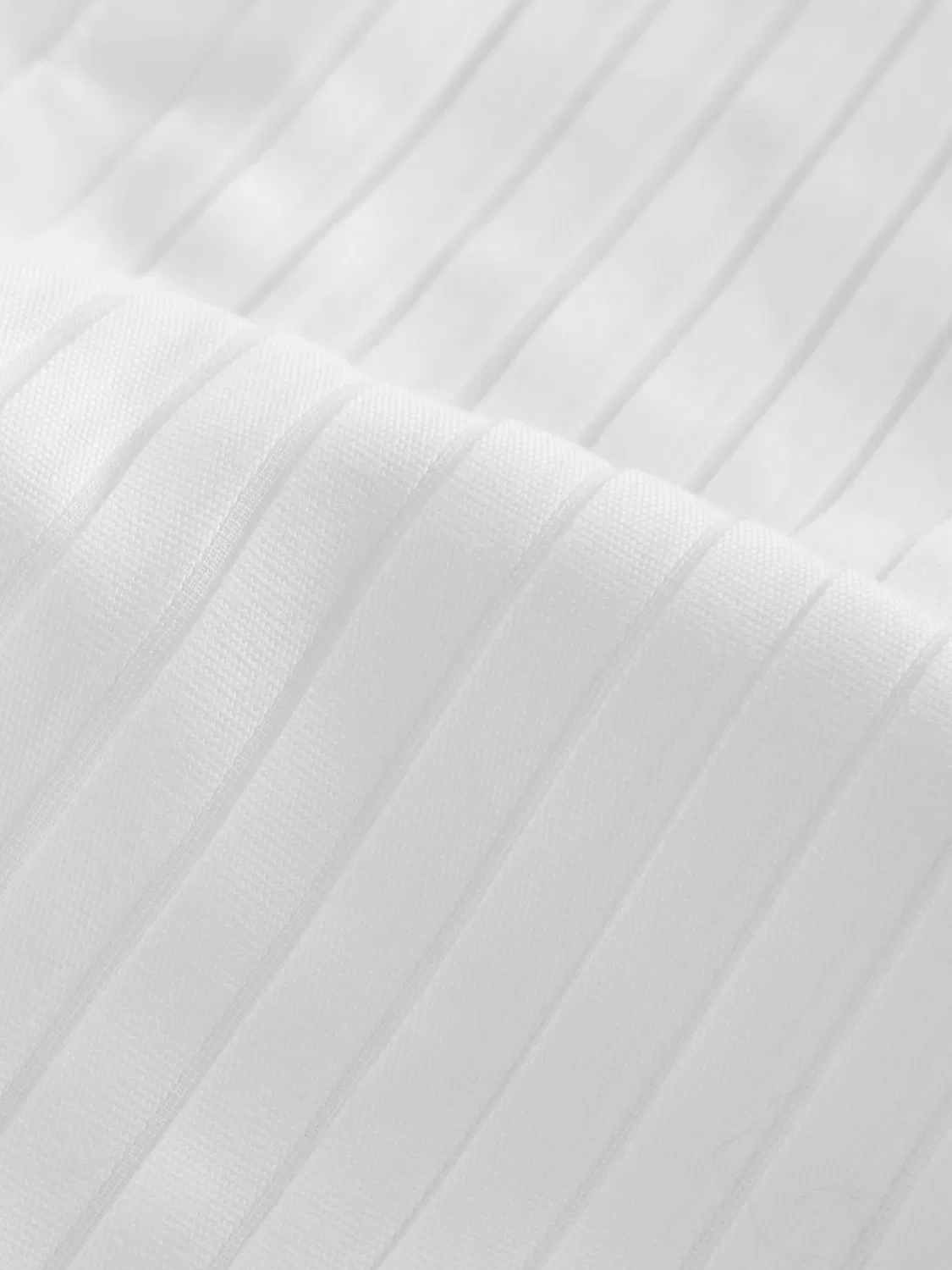 Рубашка классическая Slim Fit, модель Occasion Pleated Bib Double Cuff Next, белый — фото 3