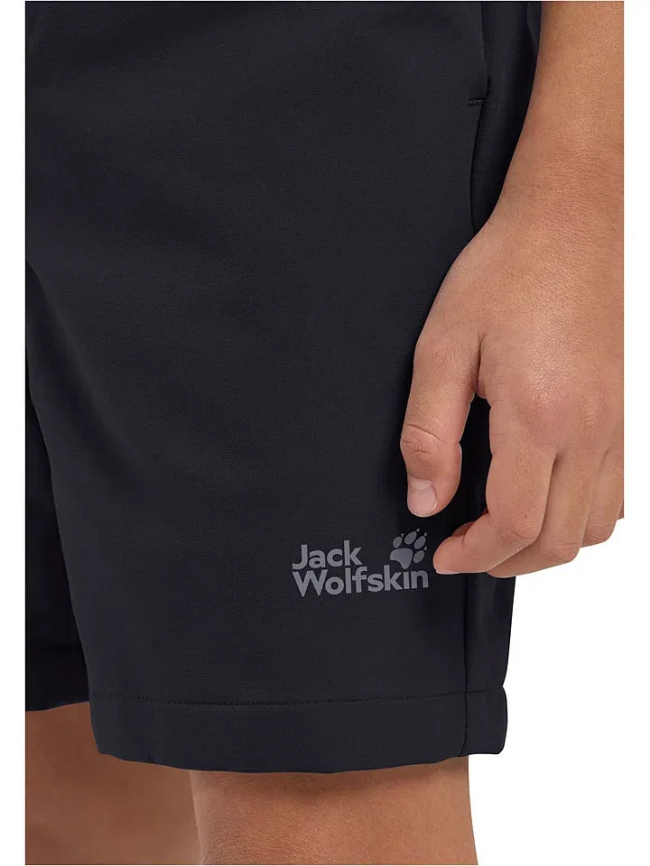 Шорты функциональные Turbulence Jack Wolfskin, темно-синий — фото 3