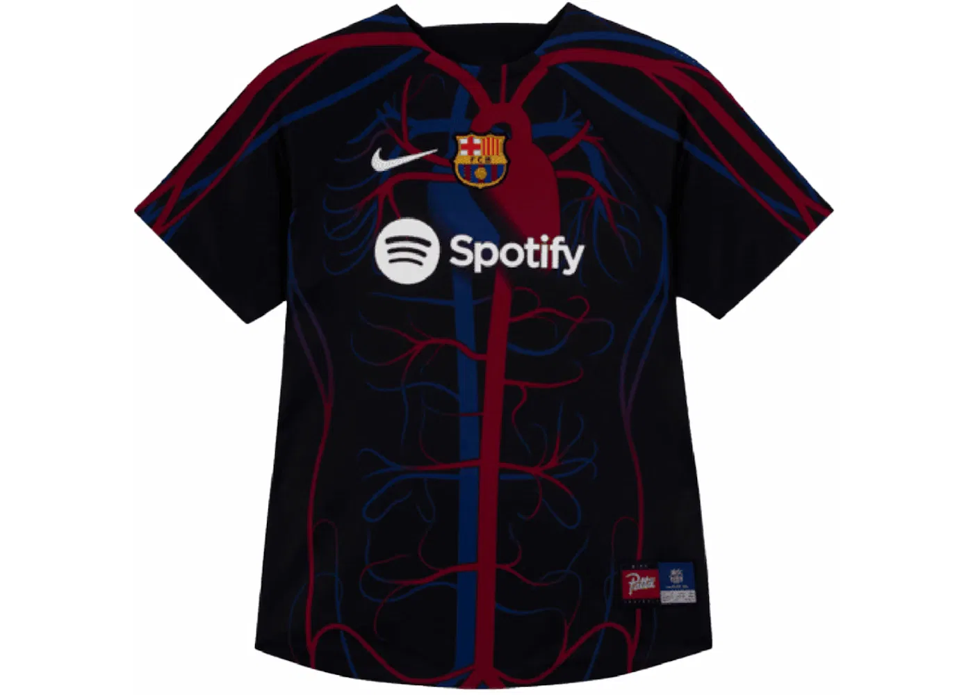 Женская футбольная джерси Dri-Fit Patta x FC Barcelona Academy Black Nike, Black