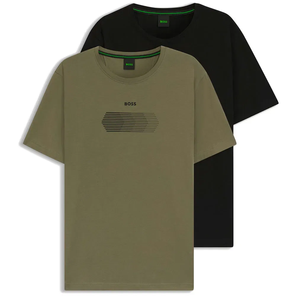 Мужская футболка с коротким рукавом BOSS Graphic Set 10273414, Green