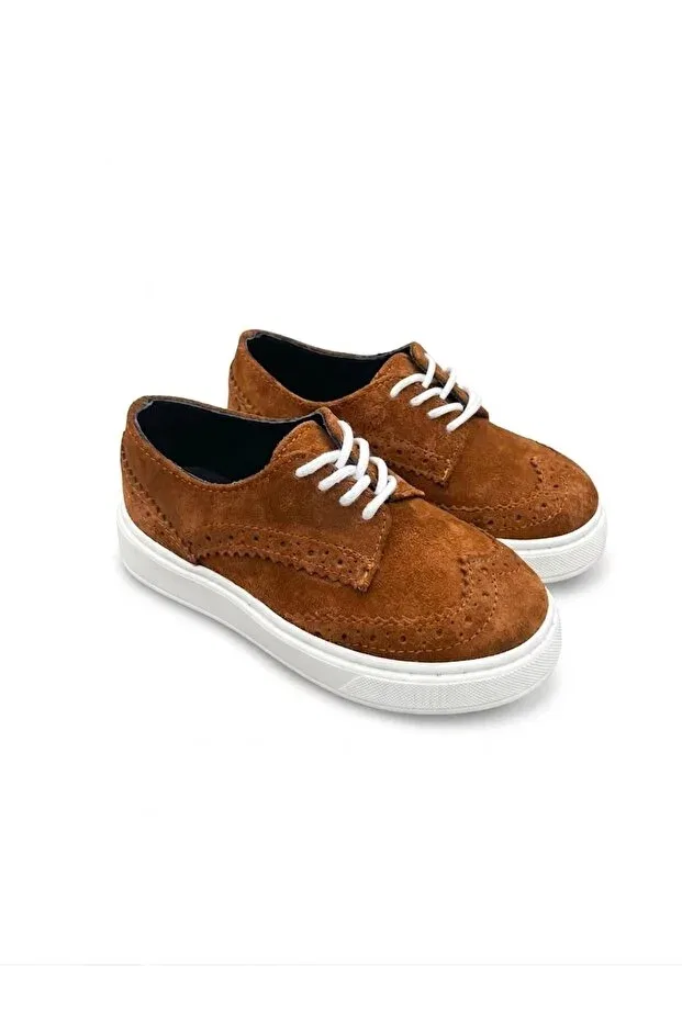 Детские туфли для мальчиков с ортопедической подошвой Besteps, Brown — фото 4