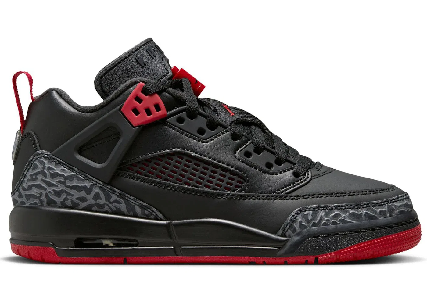 Детские кроссовки Lifestyle Jordan Spizike Low Jordan, Black/Gym Red/Cool Grey/Sail