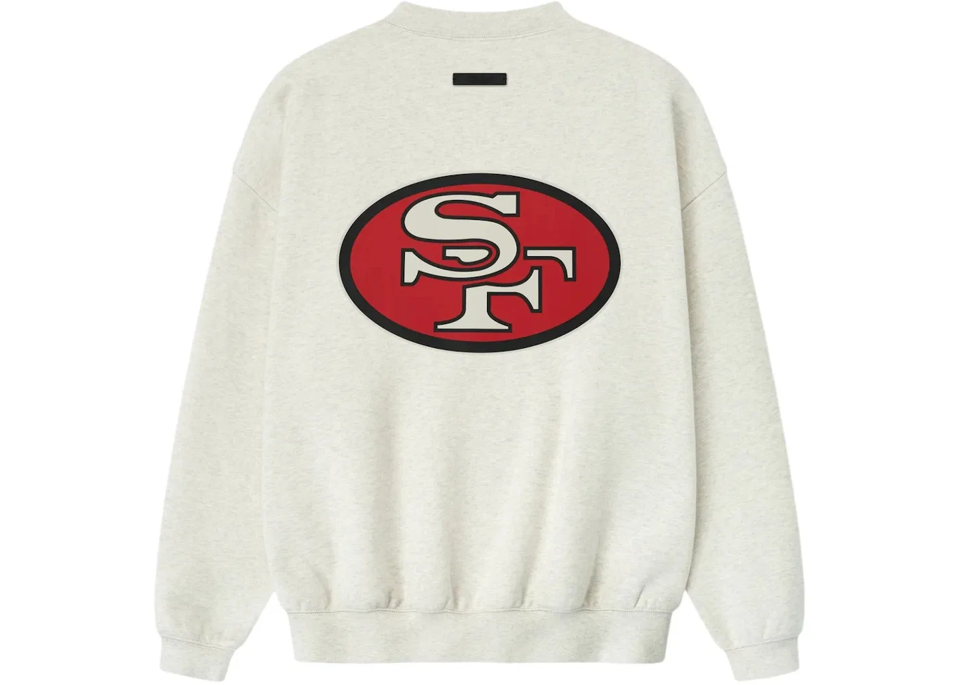 Мужской свитшот с длинным рукавом Fear of God Essentials Forty Niners Sport Crewneck Oatmeal Heather, Oatmeal Heather — фото 2