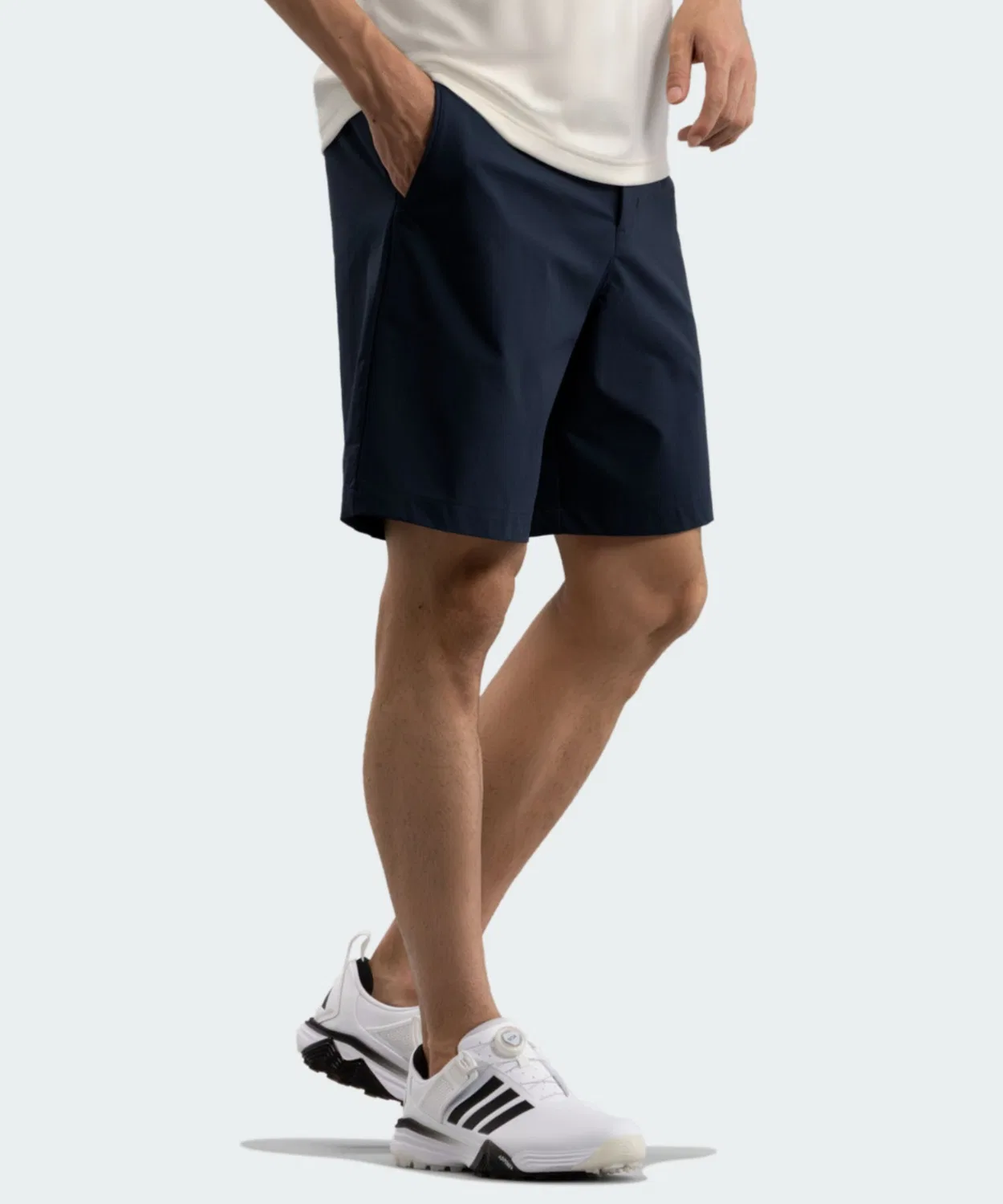 Мужские шорты для гольфа с утягивающим поясом Ultimate365+ 8.5" Adidas, Blue — фото 4