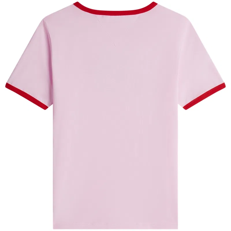 Женская футболка с круглым вырезом TN9 Tommy Hilfiger, Pink TN9 — фото 3
