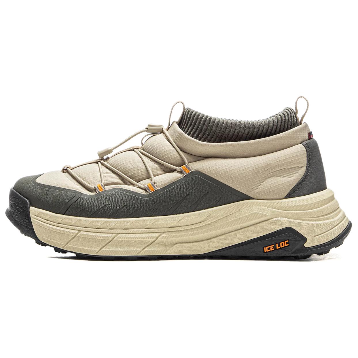 

Термические кроссовки Star Path Mid топ повседневные мужские светло-коричневые LINING, Alpaca серый/Stone серый