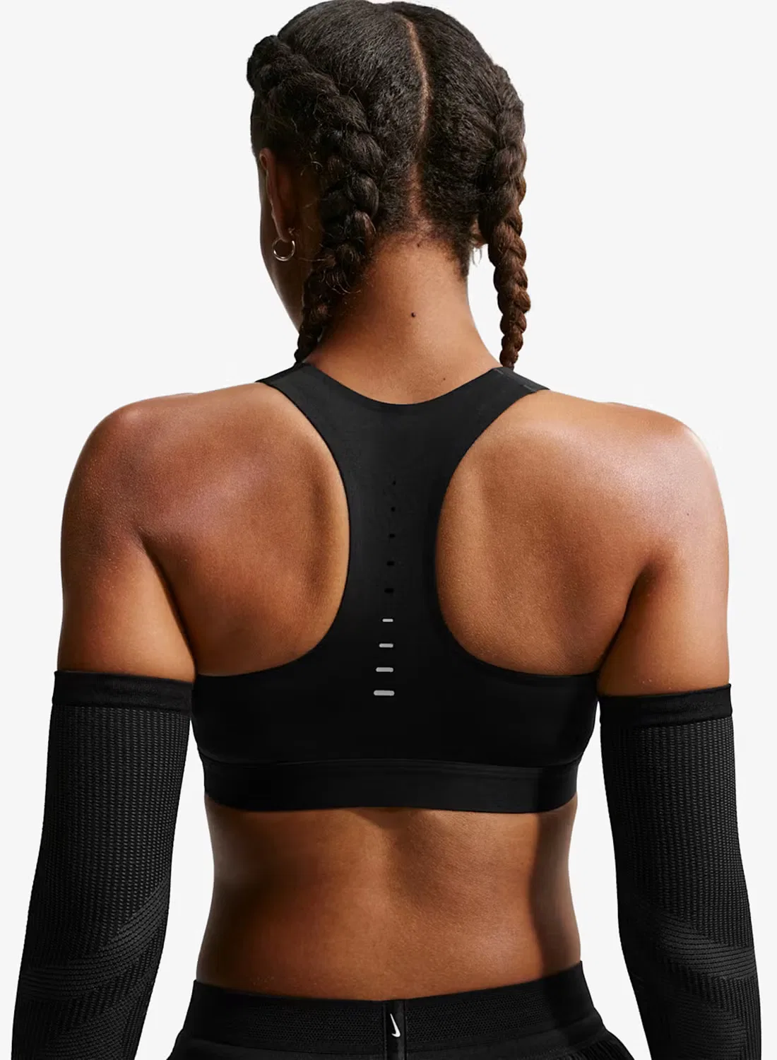 Бюстгальтер спортивный с высокой поддержкой Swift Nike, черный — фото 2