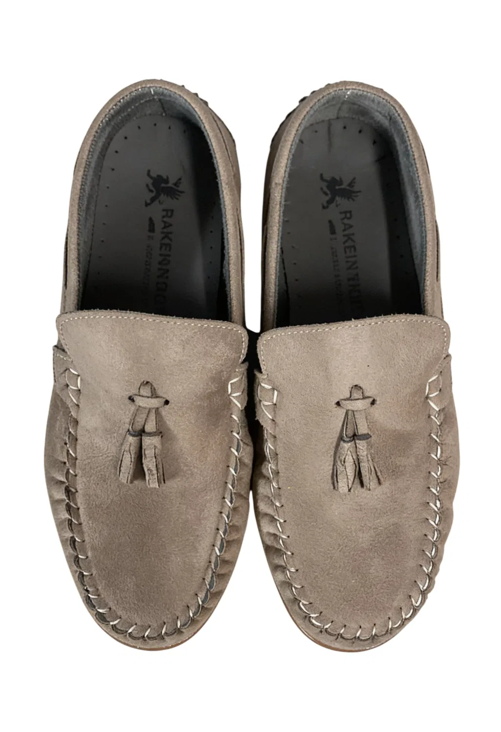 Детские туфли-лоферы на каждый день с кисточками Penny SIRRI, Beige Sand — фото 3