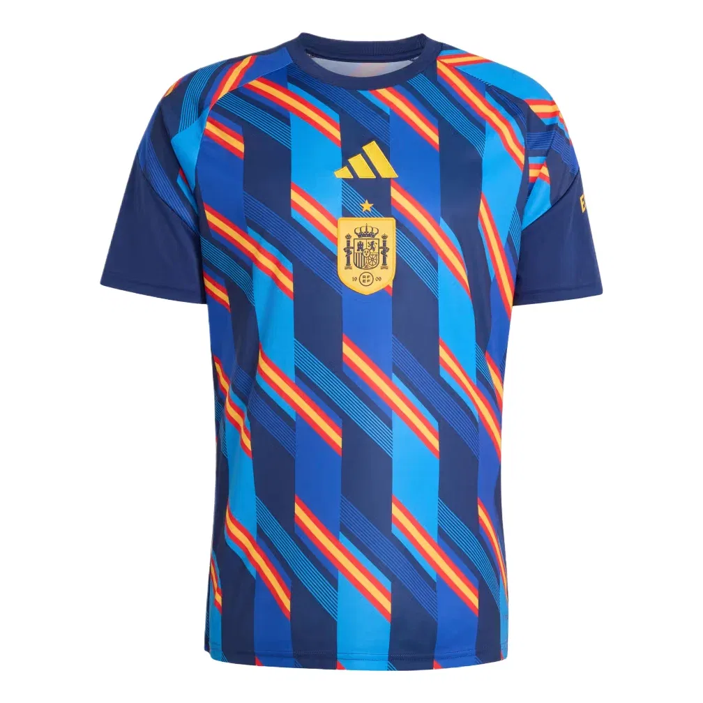 Мужская футболка Spain 26 Home Pre Match Jersey Adidas, темно-синий