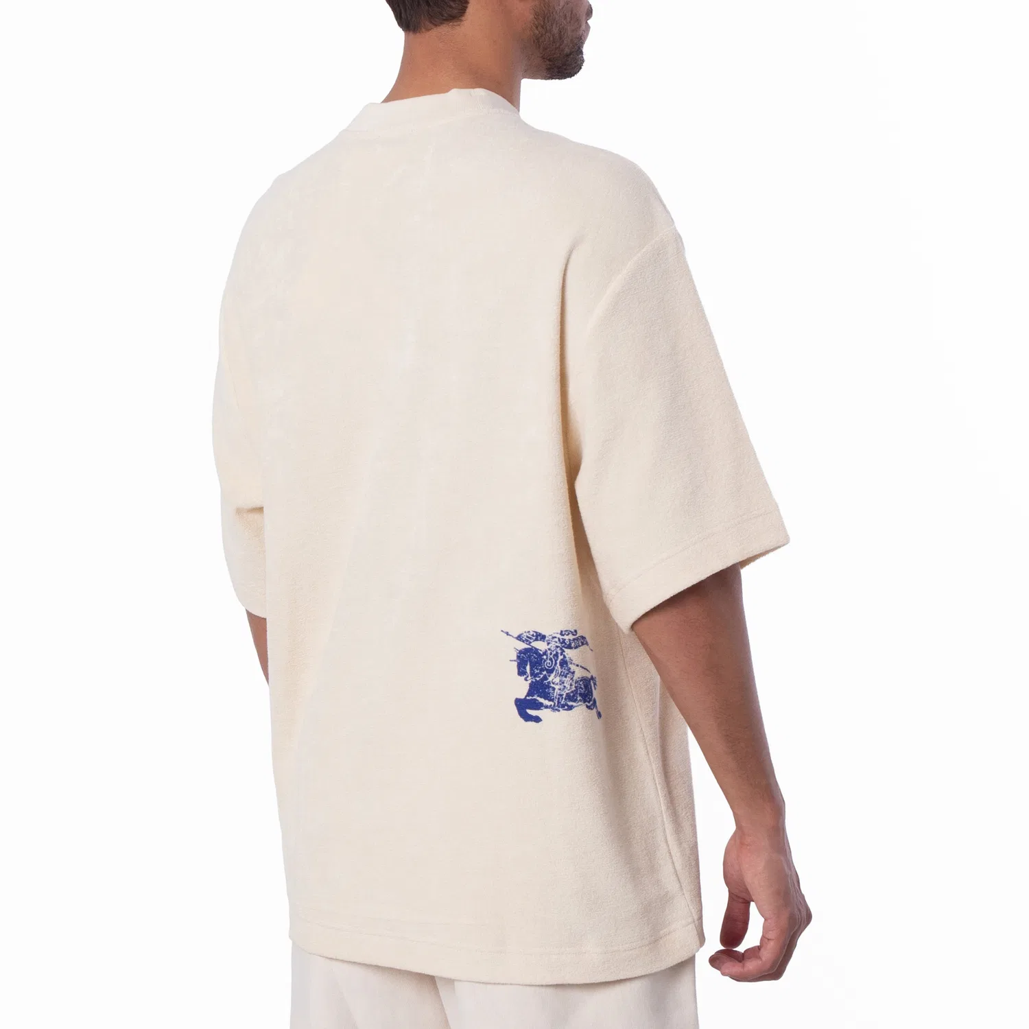 Футболка хлопковая махровая EKD Cotton Towelling T-Shirt Burberry, Calico — фото 3