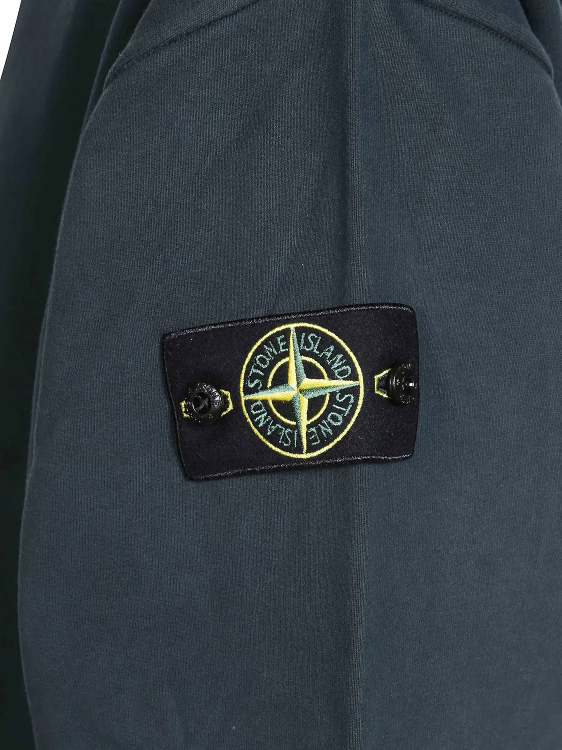 Худи хлопковое синее Stone Island, синий — фото 2