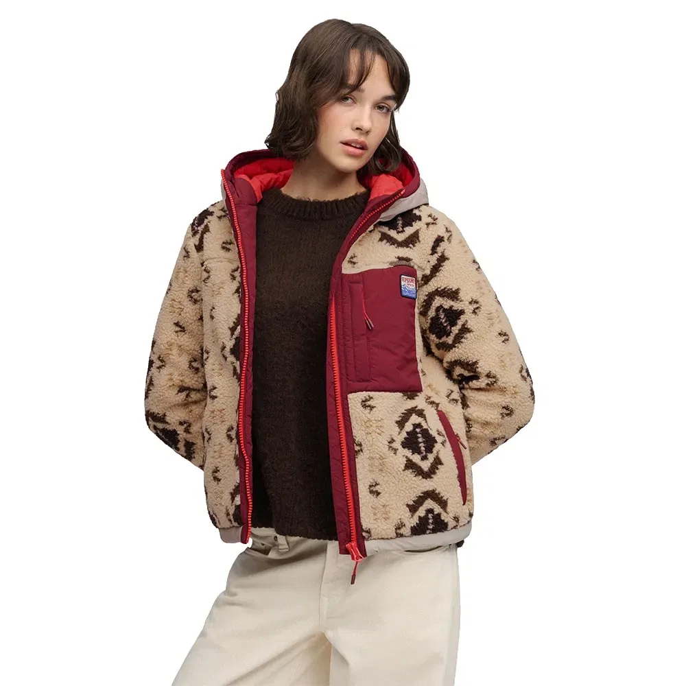 Женская куртка с начесом Superdry, Brown
