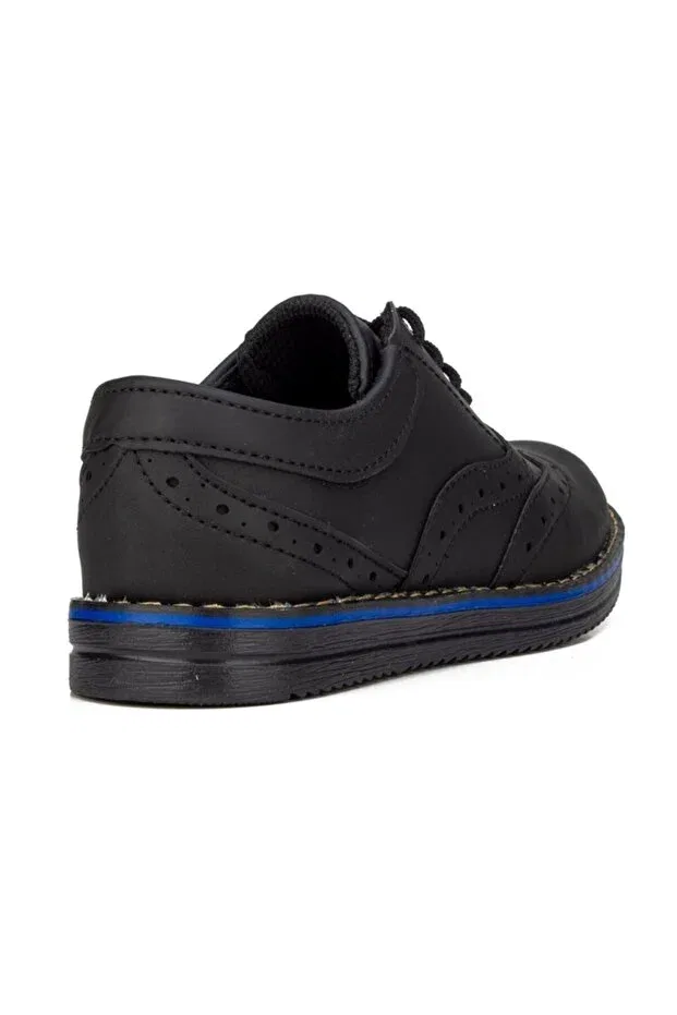 Детские повседневные ортопедические туфли на шнуровке Magic Shoes, Lacquer Mat — фото 3