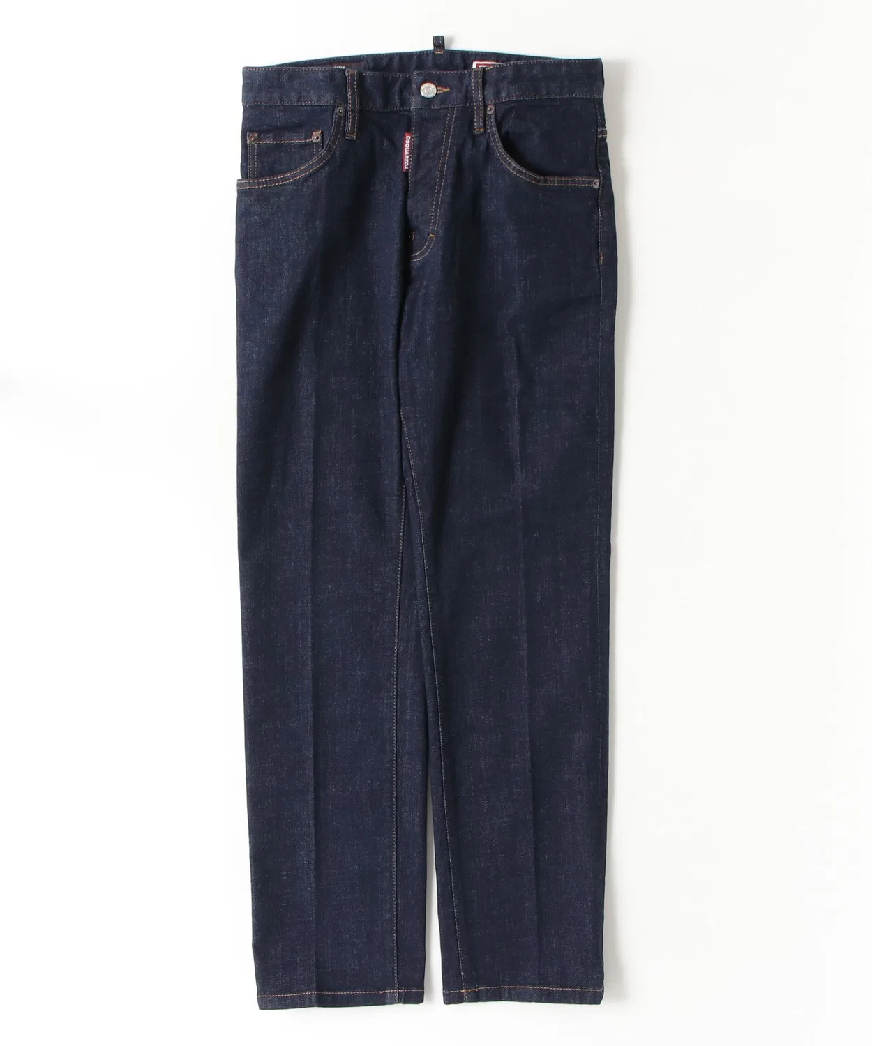 Мужские джинсы прямого кроя 642 Jean Dark Rinse Wash DSQUARED2, Синий