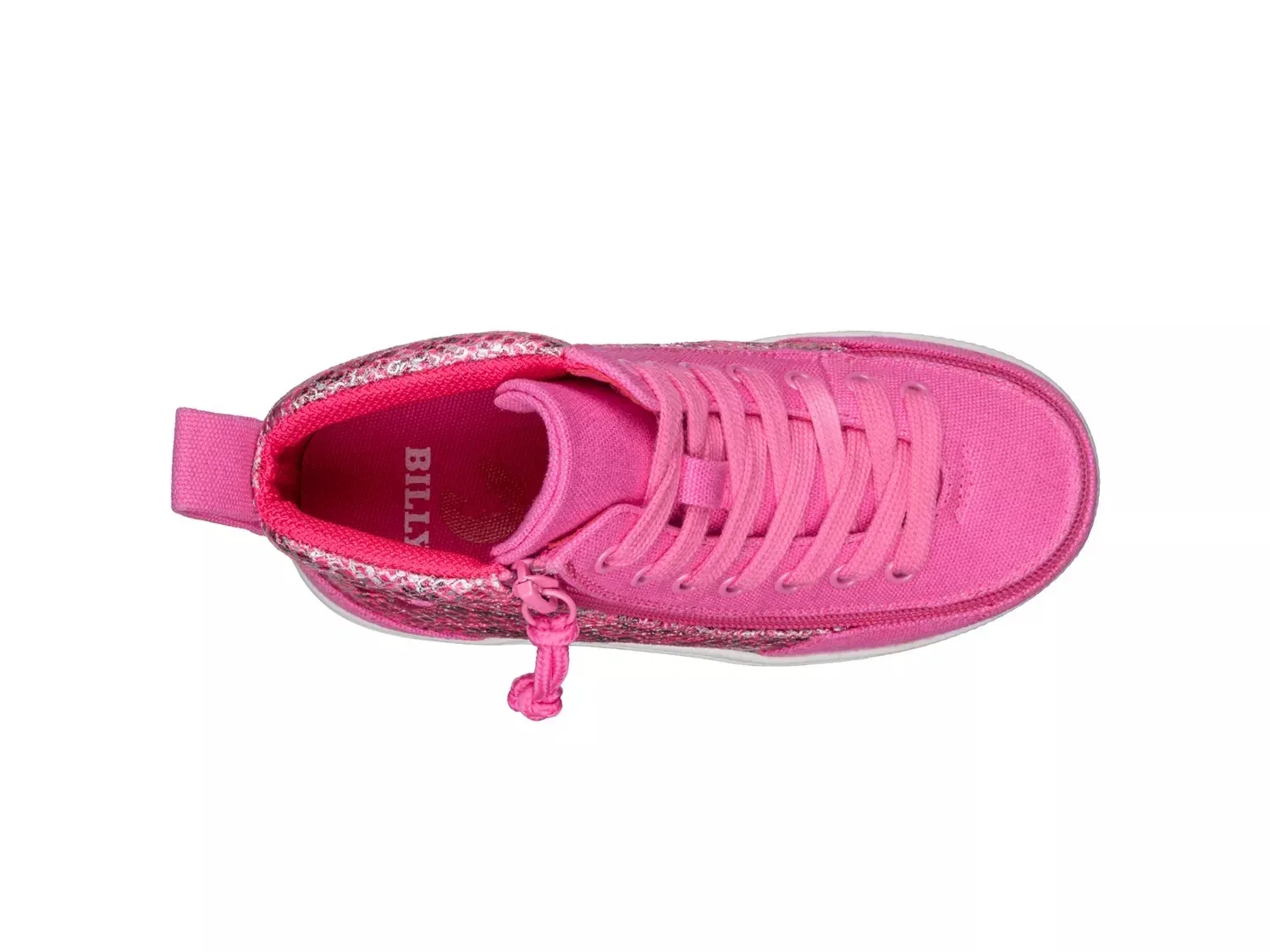 Кеды высокие Classic II, змеиный принт, BILLY Footwear, фуксия — фото 4