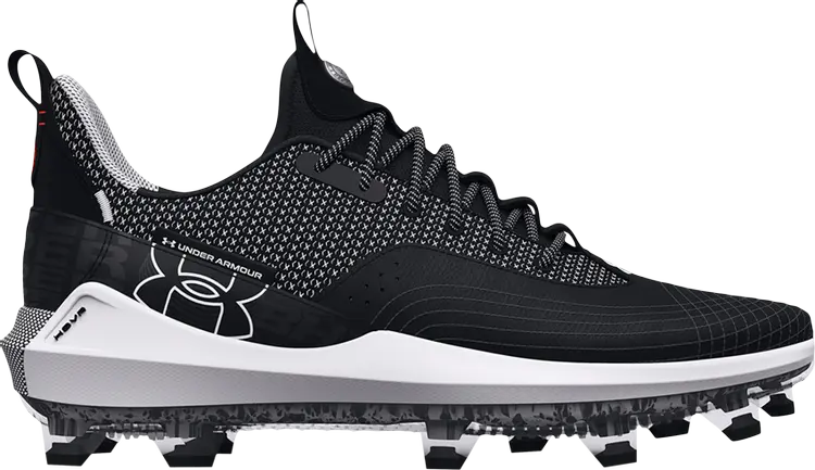 

Бутсы Under Armour Harper 7 Low Elite TPU Black White, черный